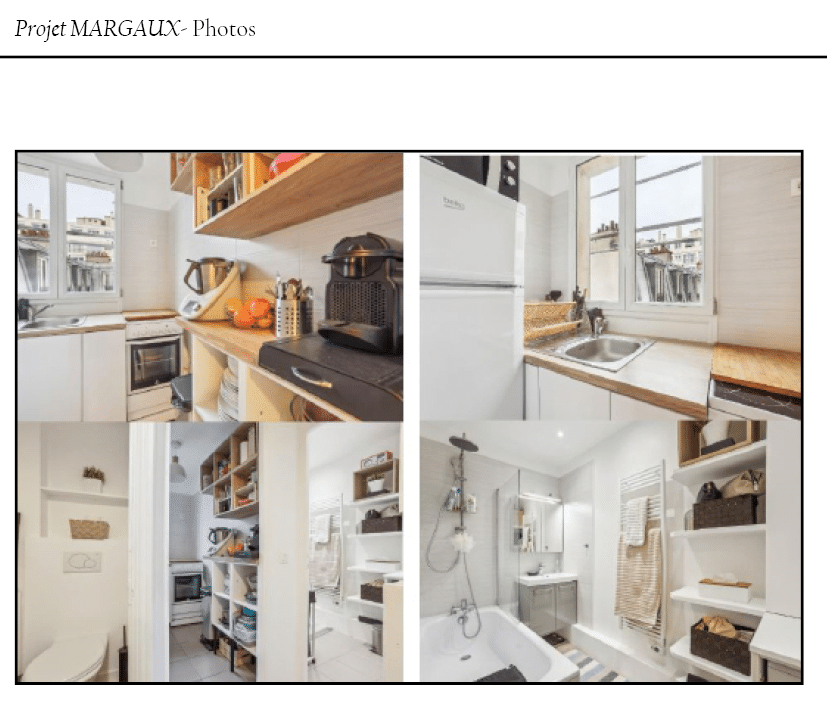 Optimisation espace Strasbourg appartement T2 Projet Margaux